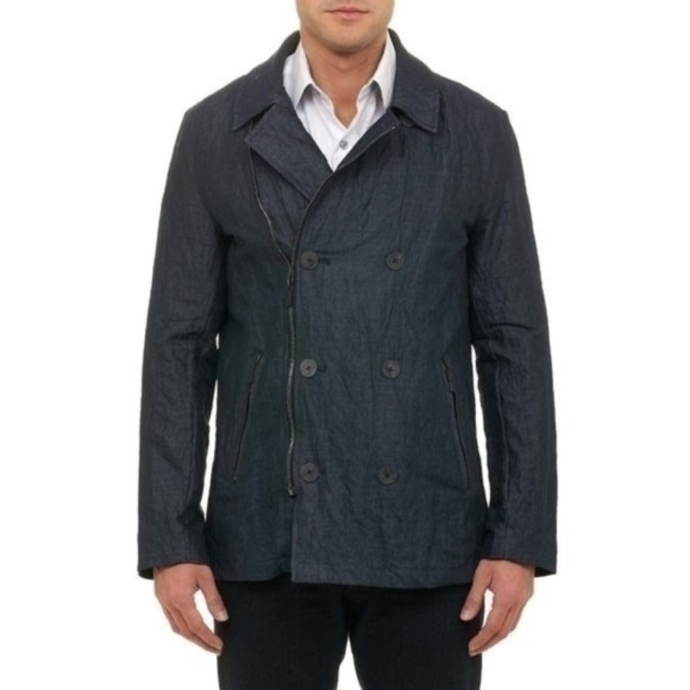 Robert Graham Woodlawn Jacket Indigo Cotton Size 2XL NWT